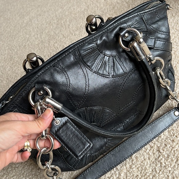 Coach leather handbag - Picture 3 of 4